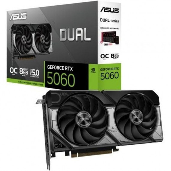 ASUS Tarjeta Grafica Dual Geforce Rtx 5060 Oc/ 8GB GDDR7