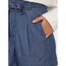 Pantalón Corto Onlcharis de Tiro Alto y Corte Regular de ONLY