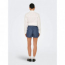 Pantalón Corto Onlcharis de Tiro Alto y Corte Regular de ONLY