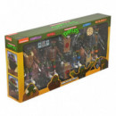 Figuras Tortugas Ninja (cartoon) Pack de 4 Punk Turtles  NECA