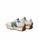 Sneaker 327 Blanca/verde  NEW BALANCE