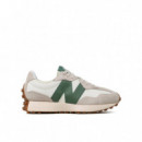 Sneaker 327 Blanca/verde  NEW BALANCE