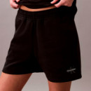 Shorts de Felpa Francesa con Logo Monograma  CALVIN KLEIN
