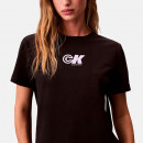 Camiseta Slim de Punto con Logo Ck  CALVIN KLEIN