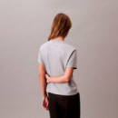 Camiseta Slim de Punto con Logo Ck  CALVIN KLEIN