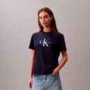 Camiseta con Logo Monograma  CALVIN KLEIN