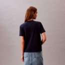 Camiseta con Logo Monograma  CALVIN KLEIN