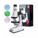 Microscopio Educativo MXMS-100 Blanco 200X/600X/1200X  LALO