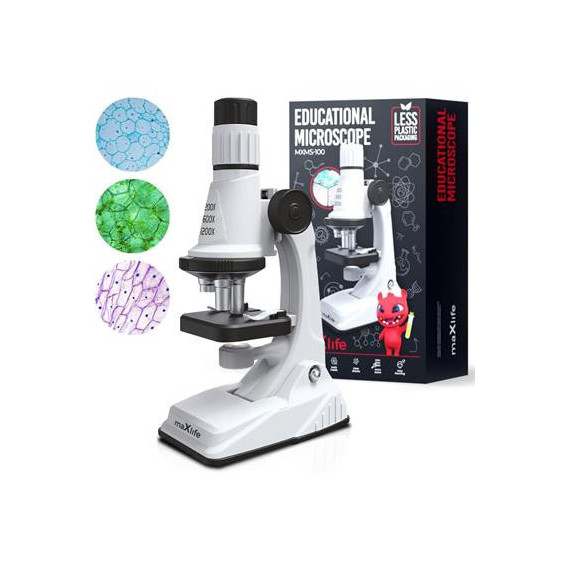 Microscopio Educativo MXMS-100 Blanco 200X/600X/1200X  LALO