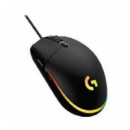 LOGITECH Raton Gaming G203 Lightsync Negro