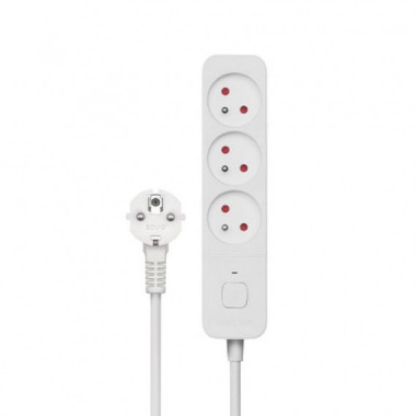 SAVIO Regleta de 3 Enchufes 1.5M Blanco