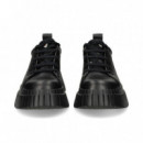 Blucher Plataforma Piel Negro  CAMPER