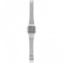 CASIO Coleccion A130WE-7AEF Reloj Digital Correa Acero Inox,cronometro,temporizador,alarma