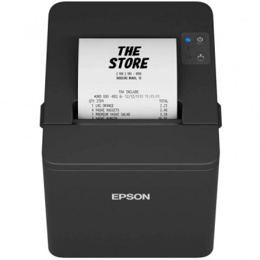 Impresora EPSON Termica TM-T20IV USB + Serie + Ethernet Black