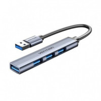 Hub USB VENTION 4 Puertos USB 3.0 Silver