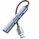 Hub USB VENTION 4 Puertos USB 3.0 Silver