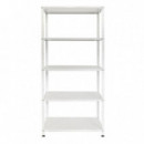 Estanteria Metalica Blanca 5 Baldas 60 Kgs AIRMEC 90X40X180 Cm