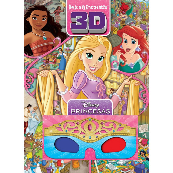 Busca y Encuentra 3D Princesas Disney   2025