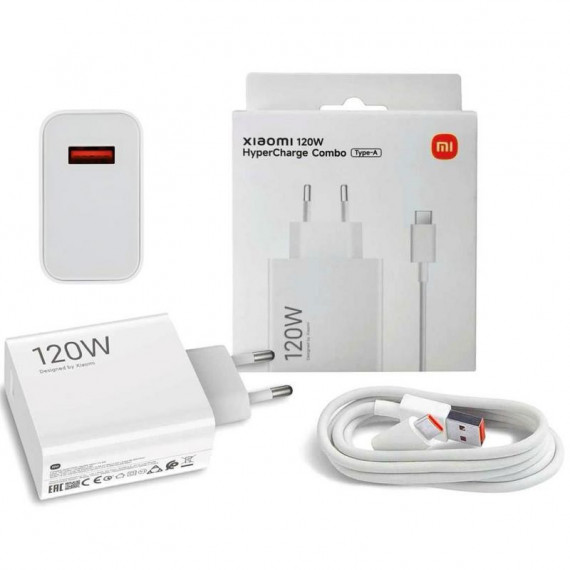 XIAOMI 120W Charging Combo (type-a) Cargador USB + Cable Usb-c