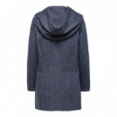 Chaquetas Mujer Abrigo ONLY Sedona Azul Maritime Blue