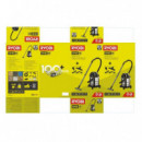 Aspirador 18V 18L Húmedo y Sólido One+ (sin Bateria) RYOBI