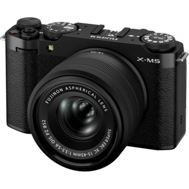 Kit Fujifilm XM5 + XC 15-45mm F3.5-5.6 IOS PZ Negro