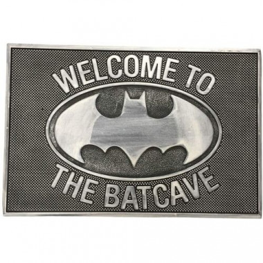 Felpudo Caucho Batcave Batman CD Comics