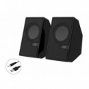 CONCEPTRONIC Altavoces 2.0  6W Negro  Jack 3.5 y BLUETOOTH Alimentacion USB