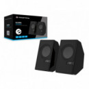 CONCEPTRONIC Altavoces 2.0  6W Negro  Jack 3.5 y BLUETOOTH Alimentacion USB