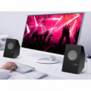 CONCEPTRONIC Altavoces 2.0  6W Negro  Jack 3.5 y BLUETOOTH Alimentacion USB