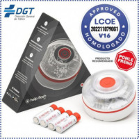 Help Flash Iot Baliza de Emergencia V16 Conectada  SOS ROAD