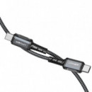 ACEFAST C1-03 Cable Usb-c a Usb-c 1.2M 60W Gris