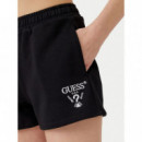Pantalón Corto de Chándal con Corte Relajado de GUESS