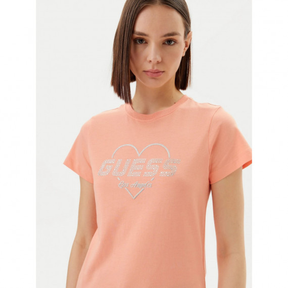 Camiseta con Logo en Strass Narciso de GUESS