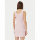 Vestido Mini sin Mangas Ceñido de GUESS