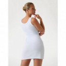 Vestido Mini sin Mangas Ceñido de GUESS