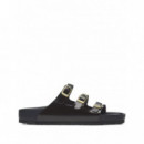 BIRKENSTOCK - Florida D Buckle Exq Lena Hs - Black - 1029385/BLACK