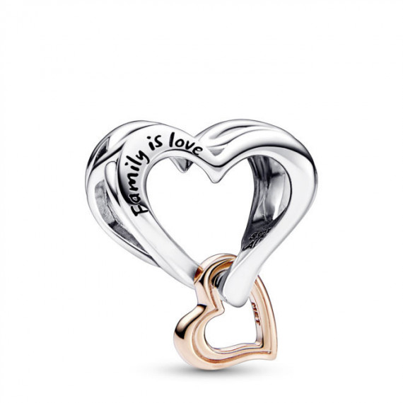 PANDORA Charm Corazón Infinito en Filigrana en Dos Tonos 782642C00