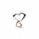 PANDORA Charm Corazón Infinito en Filigrana en Dos Tonos 782642C00