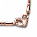 PANDORA Pulsera PANDORA Moments Cadena con Tachuelas 582731C00