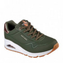SKECHERS Zapatillas Uno Verdes 155196-OLV