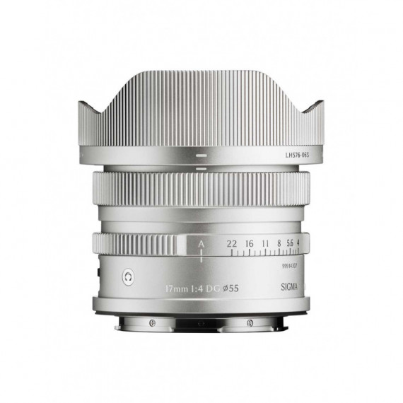 Objetivo SIGMA 17MM F4 Dg Contemporary  Montura L Plata