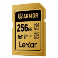 Tarjeta LEXAR Sdxc Pro Gold Series Armor Uhs-ii 256GB