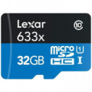 Tarjeta de Memoria LEXAR High-performance Microsdhc/microsdxc 633X Uhs-i 32GB
