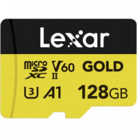 Tarjeta LEXAR Gold Microsd 128GB UHS-3 1800X V60