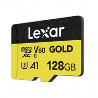 Tarjeta LEXAR Gold Microsd 128GB UHS-3 1800X V60