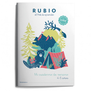 mi Cuaderno de Verano Rubio 4-5 Aã‘os