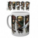 Taza Ataque a los Titanes Personajes  ABY STILE