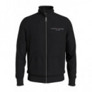Sudaderas Tommy Logo Zip Thru Stand Collar  TOMMY HILFIGER