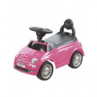Correpasillos Fiat 500 Rosa  QPLAY